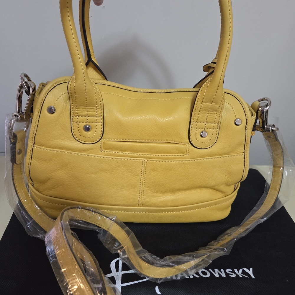 Vintage B. Makowsky Glove Leather Flaptop Satchel - Picture 2 of 6